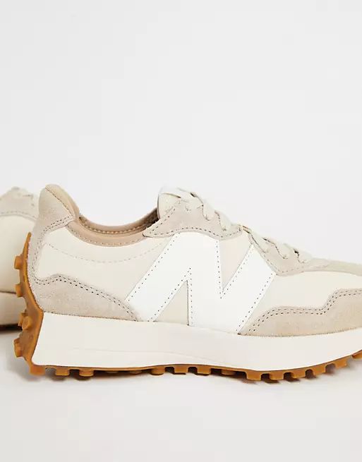 New Balance 327 trainers in oatmeal and white | ASOS | ASOS (Global)