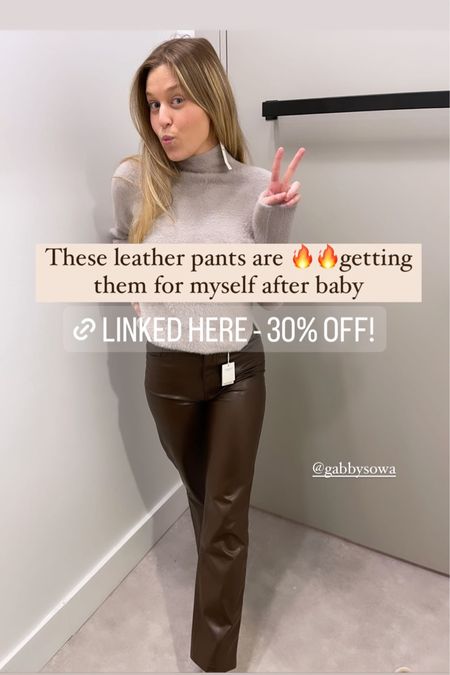 Faux leather pants on Black Friday / cyber Monday sale for 30% off 

Holiday outfit 
Christmas outfit 
Holiday party outfit 
Gifts for her 

#LTKGiftGuide #LTKHoliday #LTKCyberweek