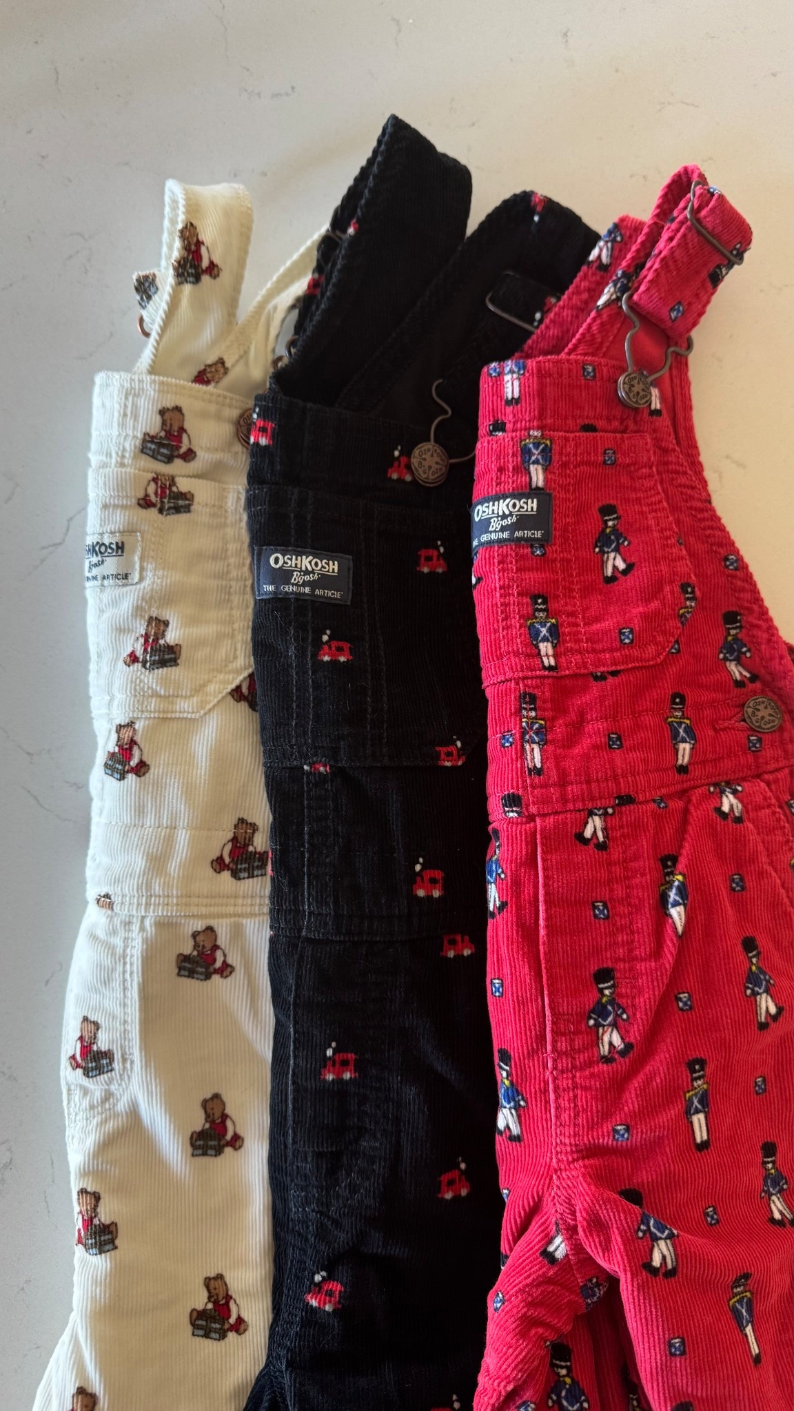 Baby/toddler Christmas overalls