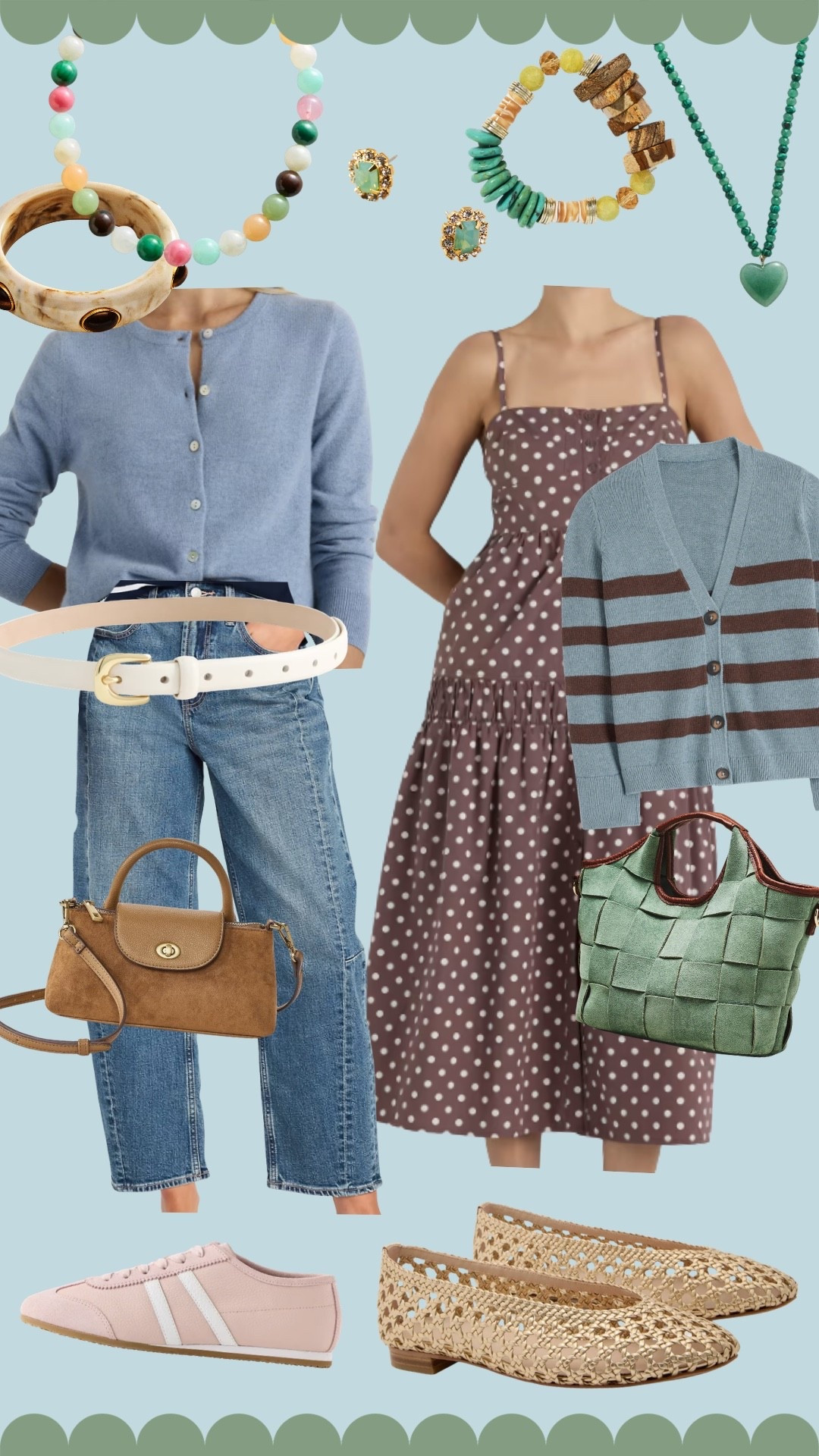 Blues and browns make the perfect combo! 
Codes:
*Cathrine20 at Allie + Bess
*RNMV at Boden 15%

#LTKdayinmylife #LTKootd #LTKmomlife