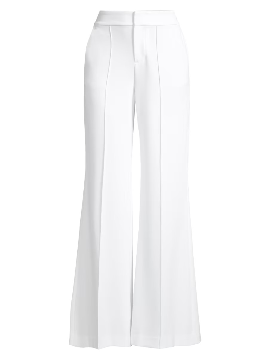 Alice + Olivia Dylan High-Waist Wide-Leg Pants | Saks Fifth Avenue