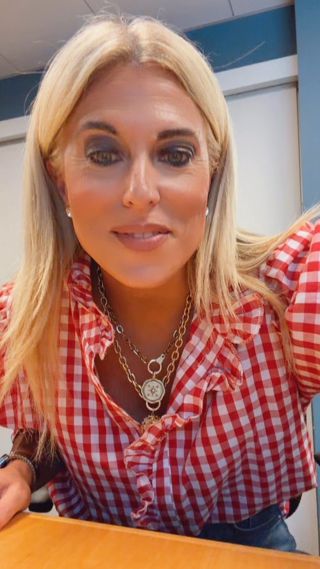 Loving this gingham blouse

#LTKootd