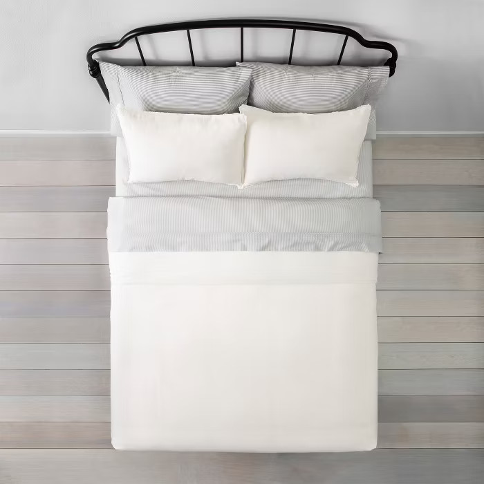 Solid Linen Blend Duvet & Sham Set - Hearth & Hand™ with Magnolia | Target
