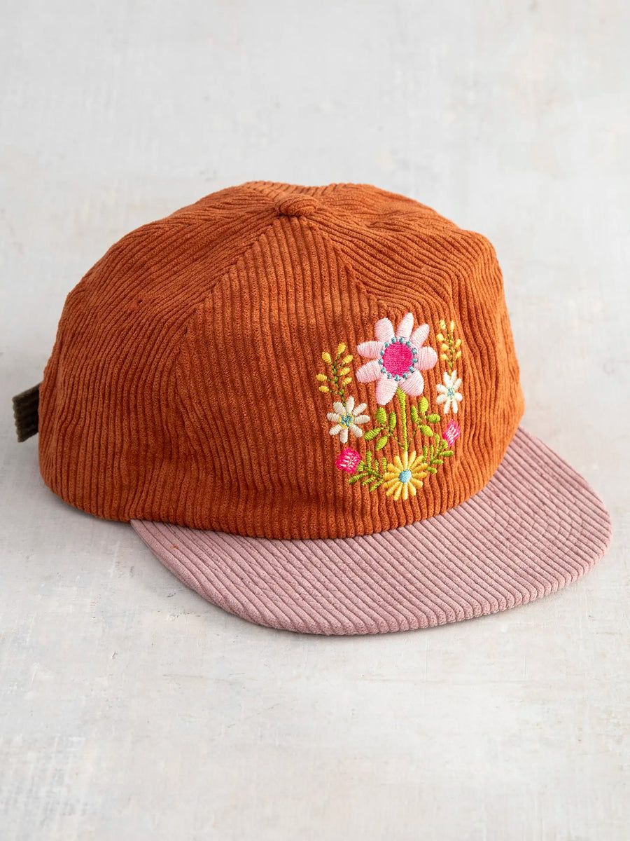 Corduroy Snapback - Folk Floral | Natural Life