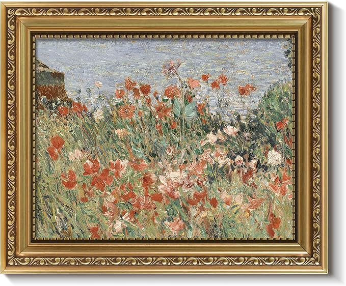 ARPEOTCY Vintage Gold Framed Wall Art, Nature Streamside Retro Paintings, 8x10 inch Small Canvas ... | Amazon (US)