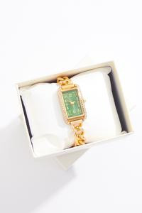 Cato Fashions | Cato Rhinestone Green Face Watch Boxed Jewelry | Cato Fashions