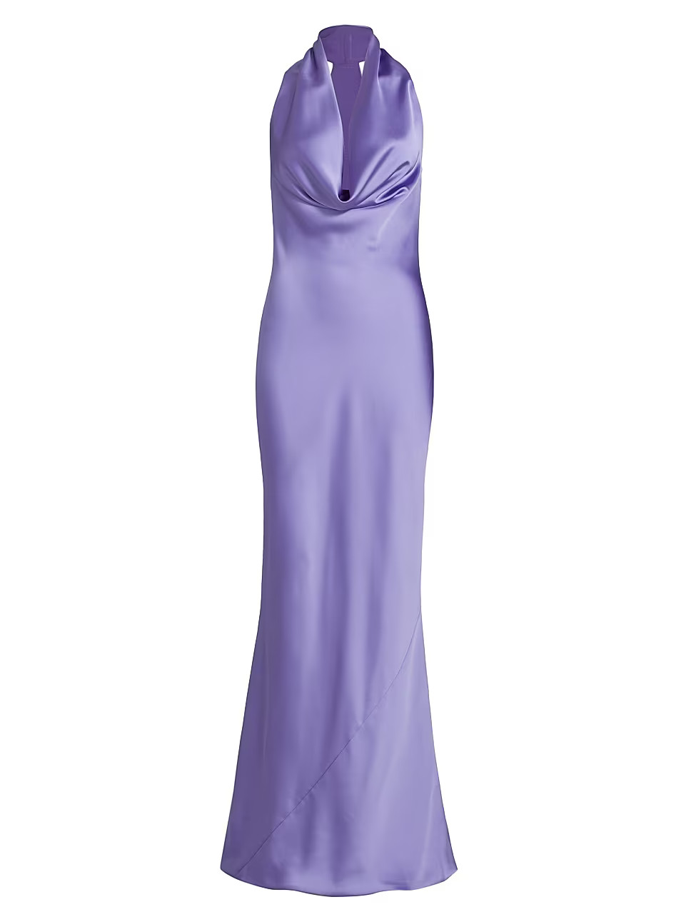 Bias-Cut Satin Halter Gown | Saks Fifth Avenue