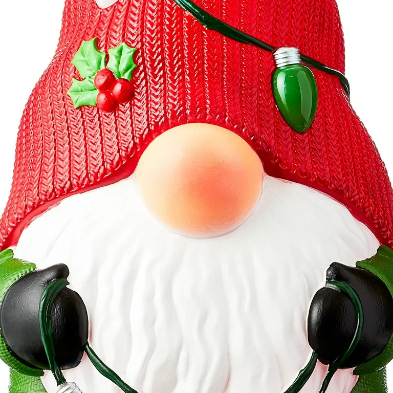 LED Christmas Gnome Blow Mold Decoration, 30 in, by Holiday Time | Walmart (US)