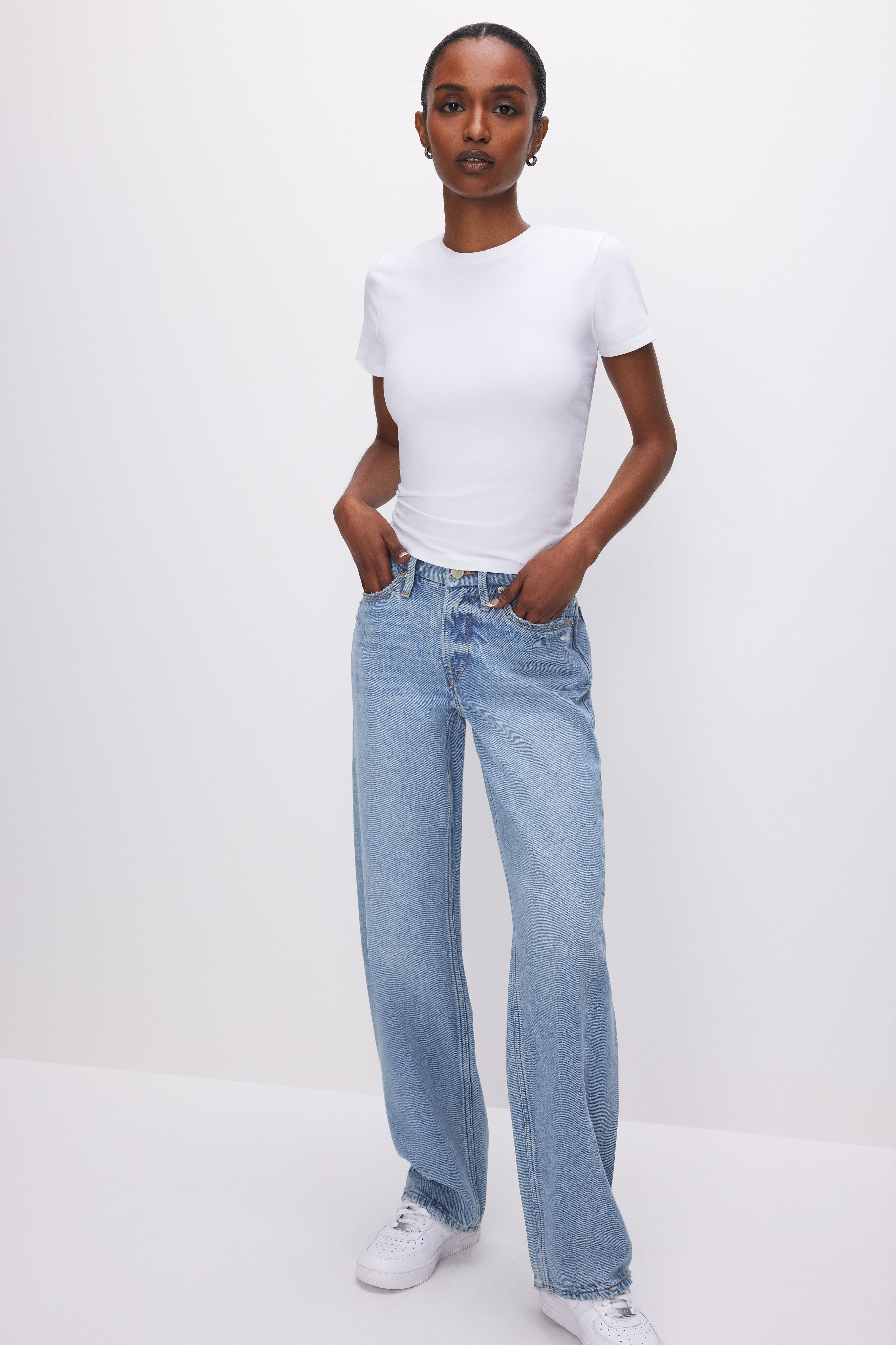 GOOD PETITE '90s JEANS | INDIGO466 - GOOD AMERICAN | Good American