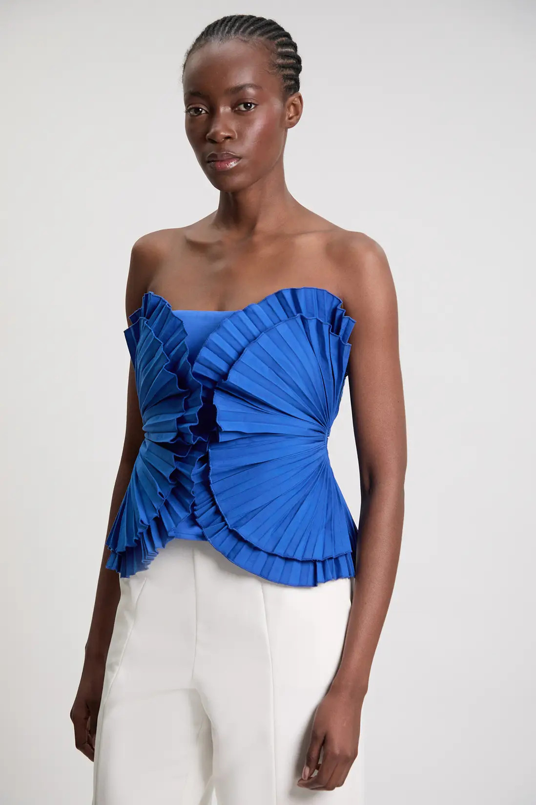 Sleeveless Ruffle Top | Karen Millen
