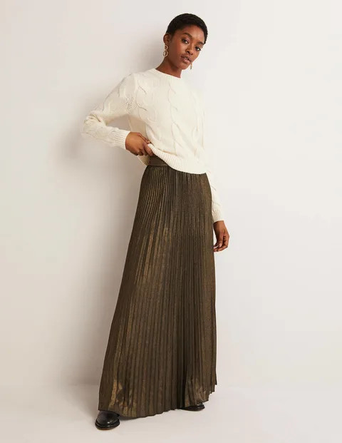 Pleated Party Maxi Skirt | Boden (UK & IE)