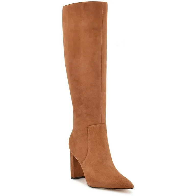 Nine West Womens Danee Leather Pointed Toe Knee-High Boots | Walmart (US)