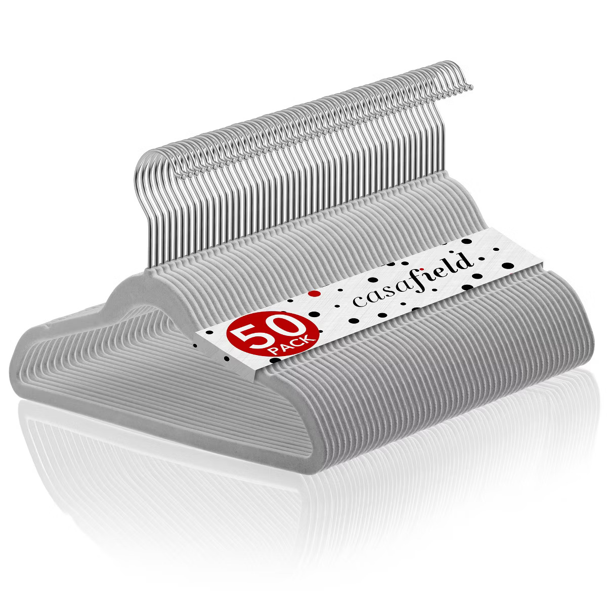 Casafield 14" Velvet Kid's Hangers for Children's Clothes, Set of 50 | Target