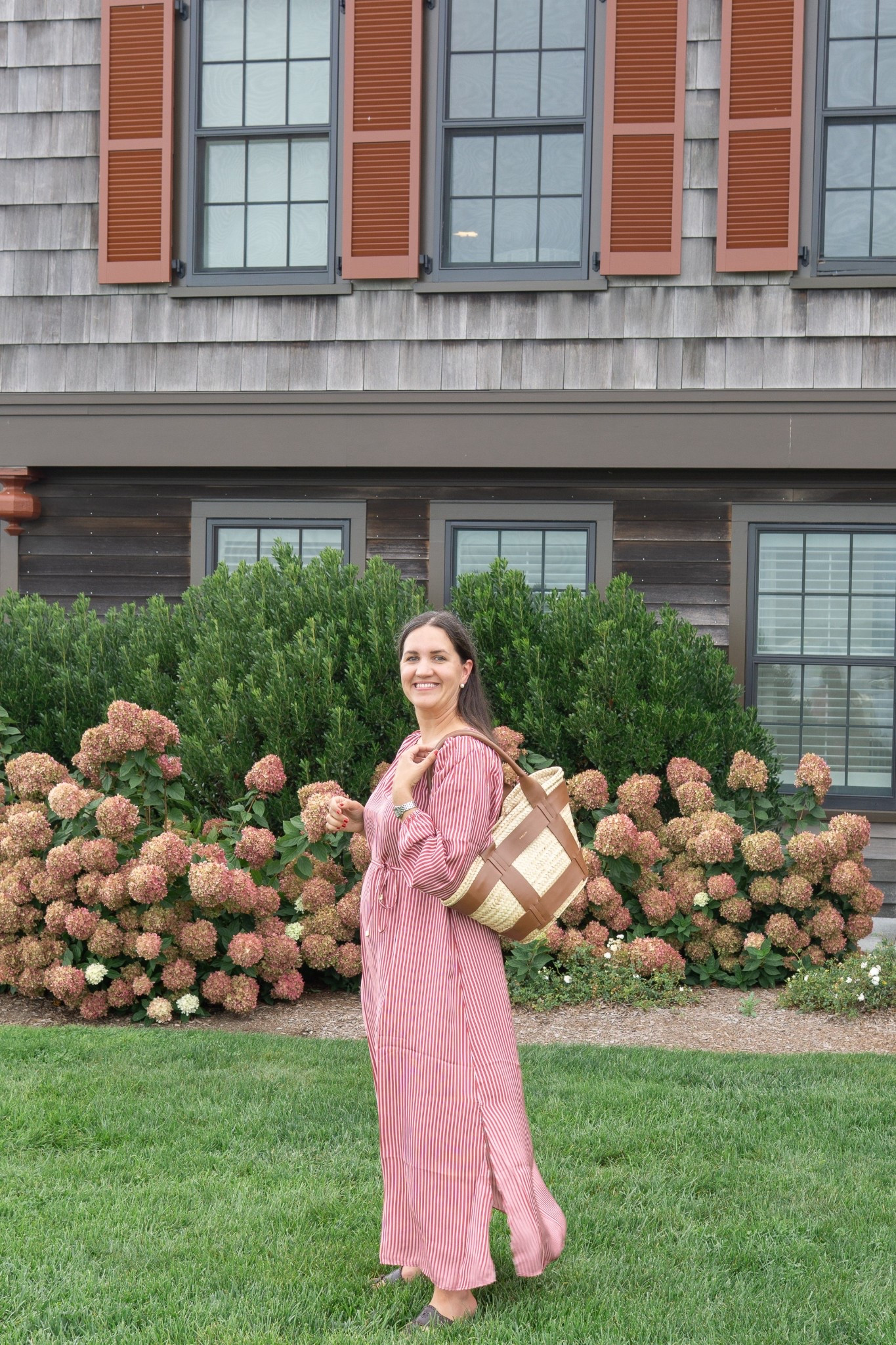 Dressed for dinner at our favorite place❤️
@weekapauginn 

This @jcrew dress has been perfect to transition into a new season. I can’t wait to wear again in colder weather with a pair of riding boots. 

#LTKSeasonal #LTKFindsUnder100 #LTKMidsize