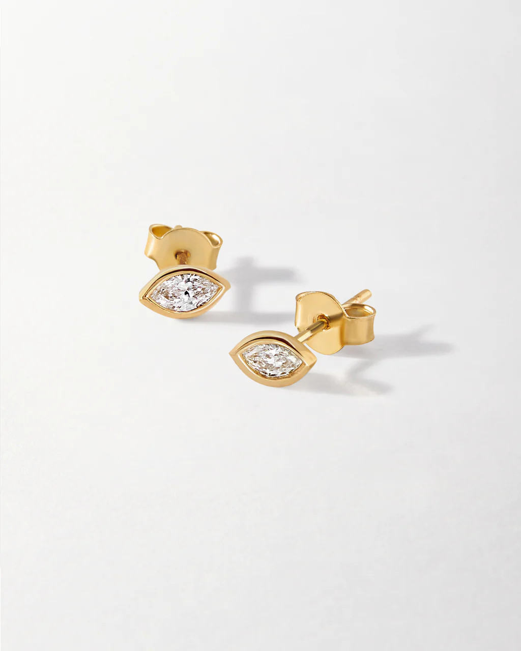 Victoria Diamond Marquise Stud Earrings | Edge of Ember Ltd