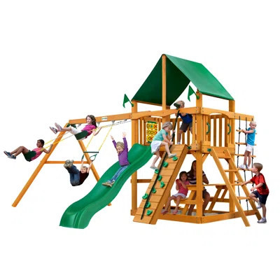 Chateau II Swing Set - Professional Installation Available | Wayfair North America