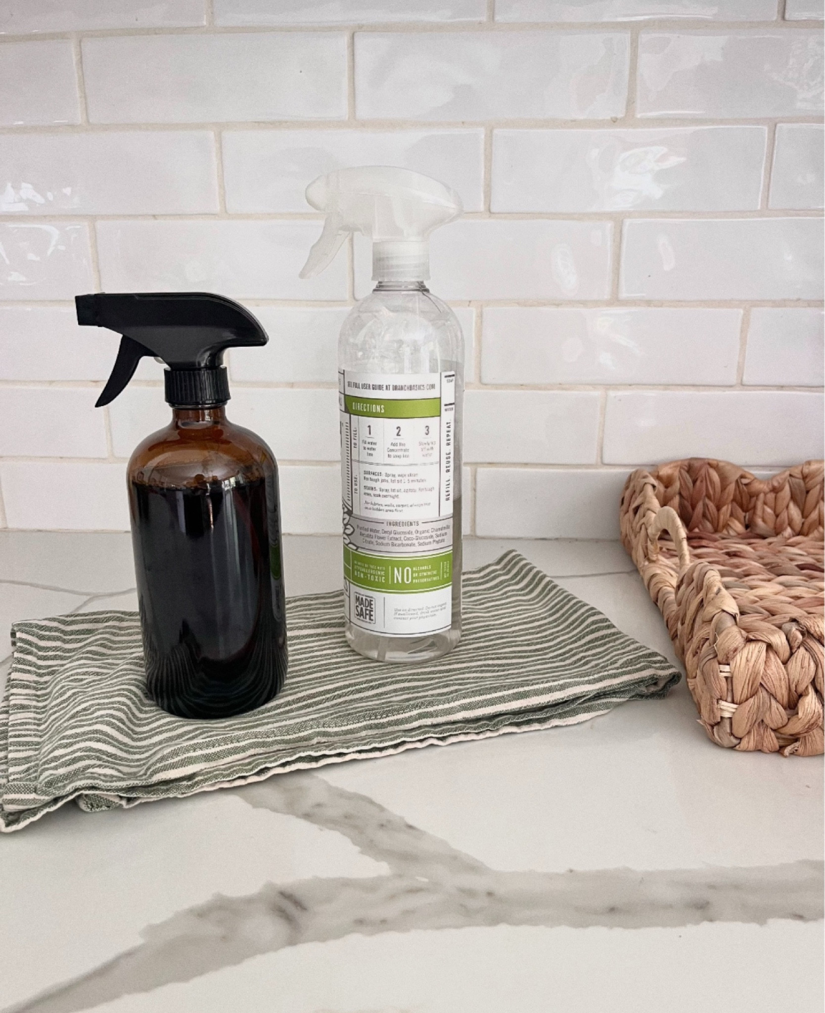 My go-to Lo-Tox cleaners that I can feel good about using! The dark bottle is a brand called Pure Sweep that is local to Athens, you can use my code Losweep for 10% off if you are a new customer! The can use my code Lochandler for 15% at Branch Basics! 

 #LTKHome