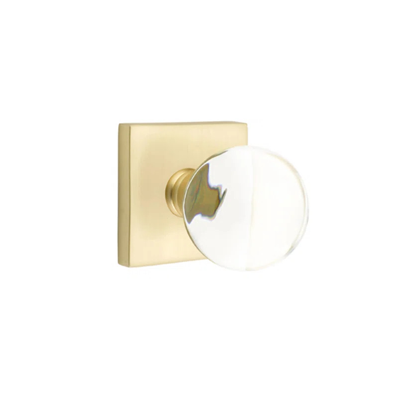 Double Dummy Bristol Crystal Knob with Square Rose | Wayfair North America