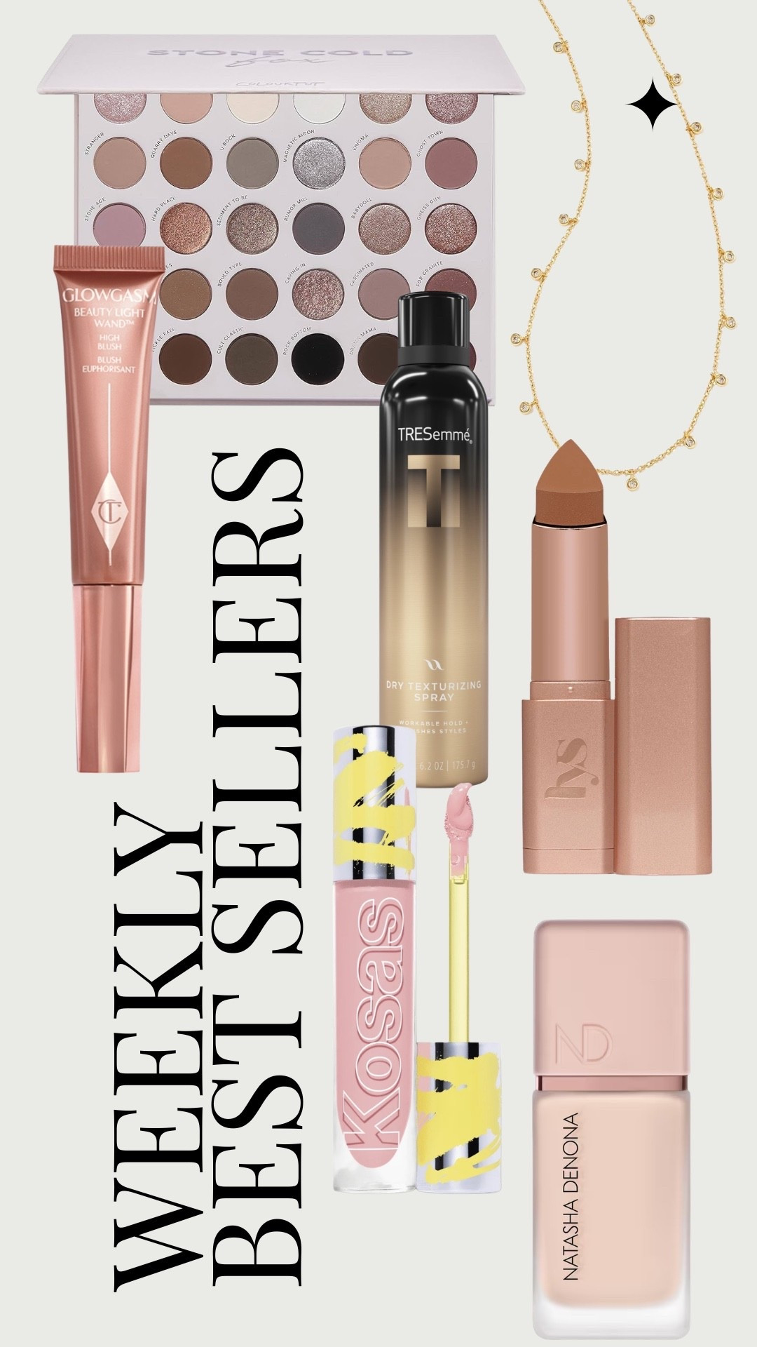 This week’s BEST SELLERS are giving full glam with a side of accessory and volume 💄✨ You could build an entire look from this roundup alone — from a flawless, radiant base to the finishing touches that make the look.

Think: long-wear foundation, creamy blush, high-shine gloss… paired with voluminous, textured hair (hello texture spray) and that one iconic, staple jewelry piece that instantly elevates everything. It’s the perfect mix of trending makeup, effortless volume, and polished styling — aka the ultimate beauty + style combo.

Safe to say, every single piece earned its spot in this week’s best sellers 👏

#LTKBeauty #LTKOver40 #LTKU