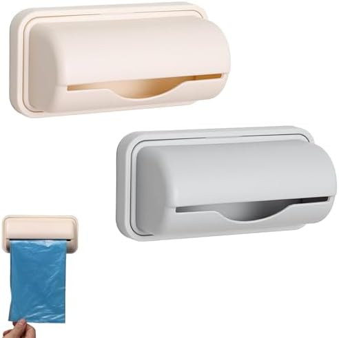 2 Pcs Small Bin Liner Kit,Trash Bag Dispenser for Bottom of Can,Trash Can Liner Dispenser,Trash C... | Amazon (US)