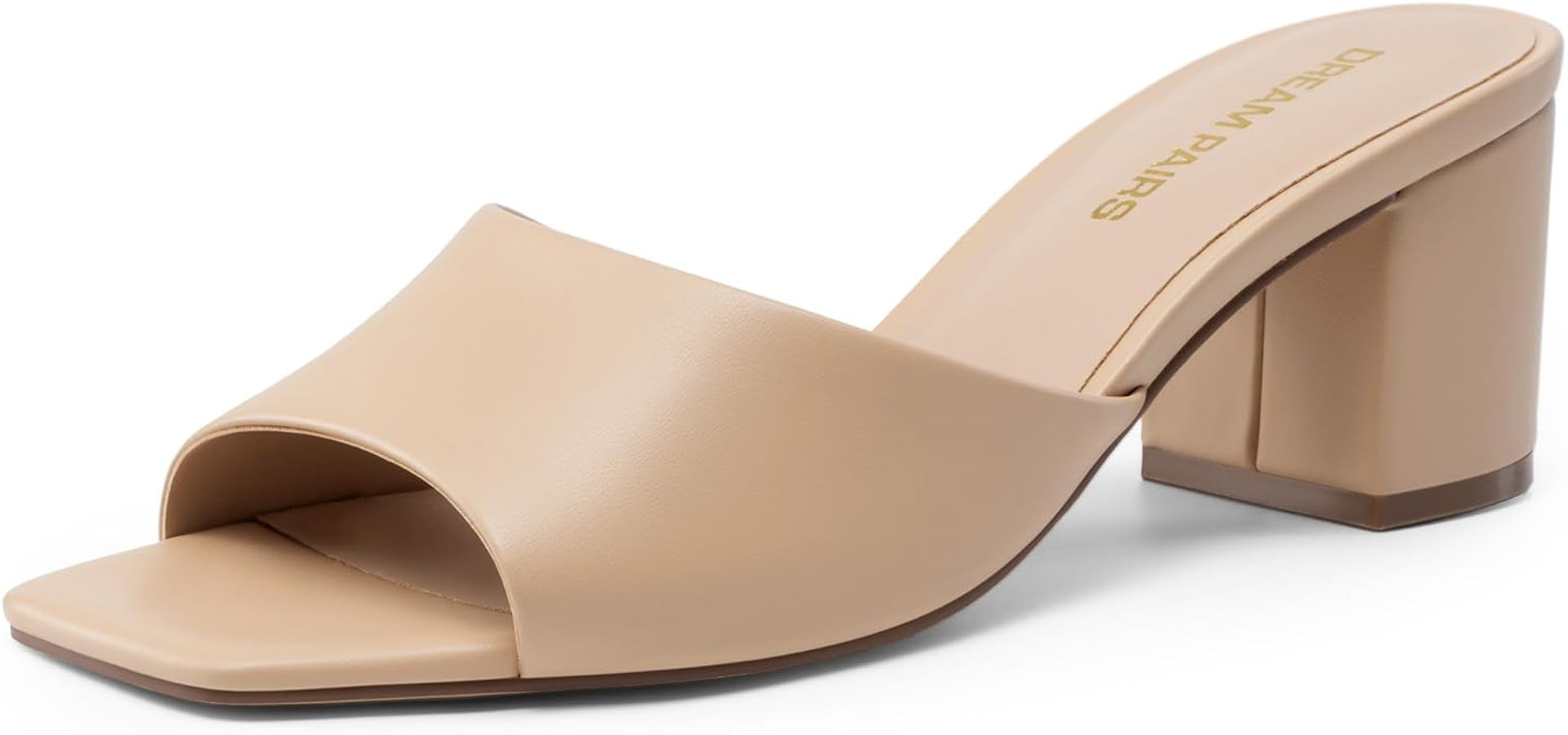 DREAM PAIRS Women's Low Heels Sandals Mule Heels Block Chunky Heeled Sandals Slide 2.24 Inch 2026... | Amazon (US)