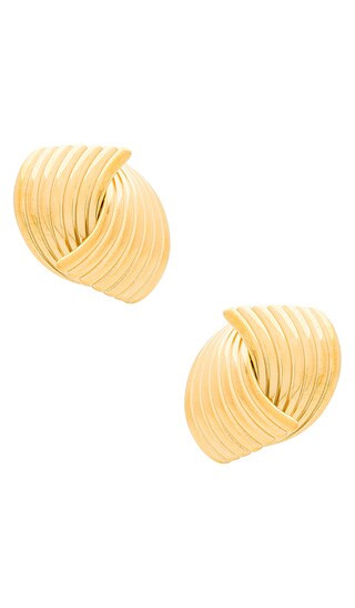 Circle Wrap Earrings in Gold | Revolve Clothing (Global)