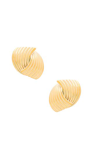Circle Wrap Earrings in Gold | Revolve Clothing (Global)