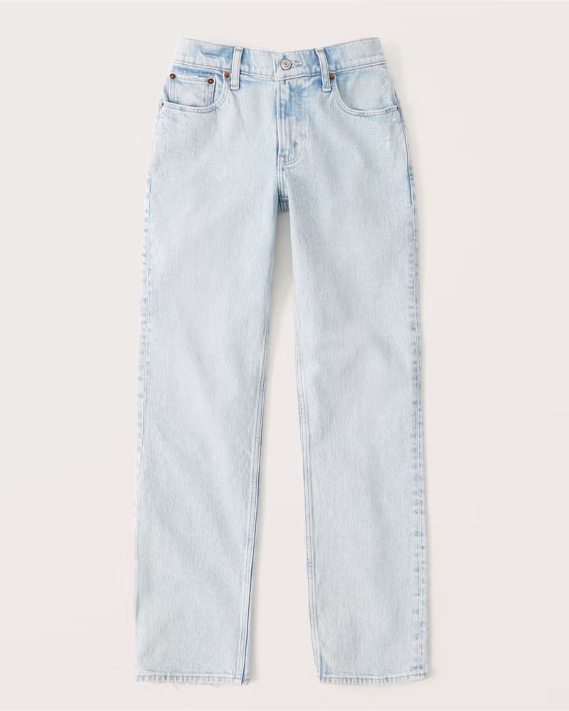 Low Rise 90s Straight Jean | Abercrombie & Fitch (US)