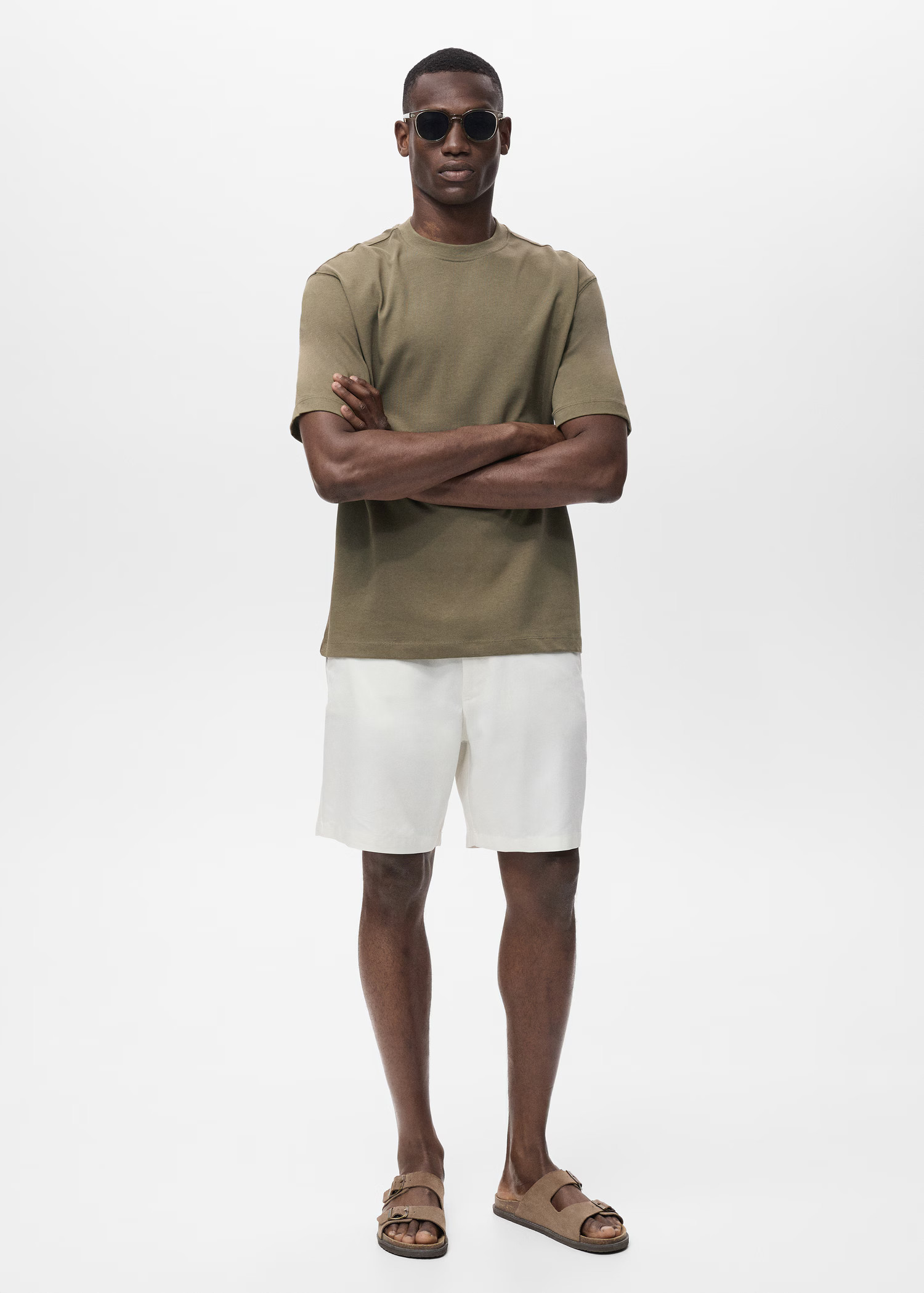 100% cotton relaxed-fit t-shirt - Men | MANGO USA | Mango (US/MX/AU)