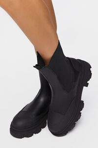 Faux Leather Lug Chelsea Boots | Forever 21 (US)
