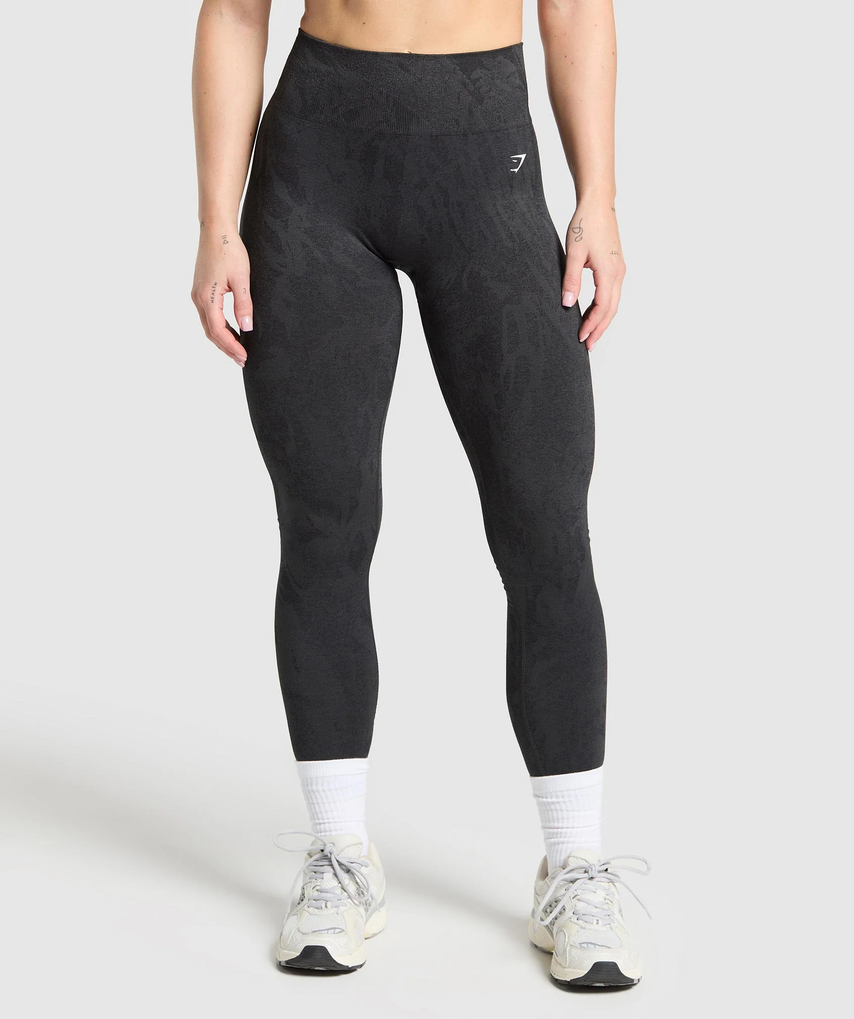 Gymshark Adapt Camo Seamless Leggings - Black | Gymshark US