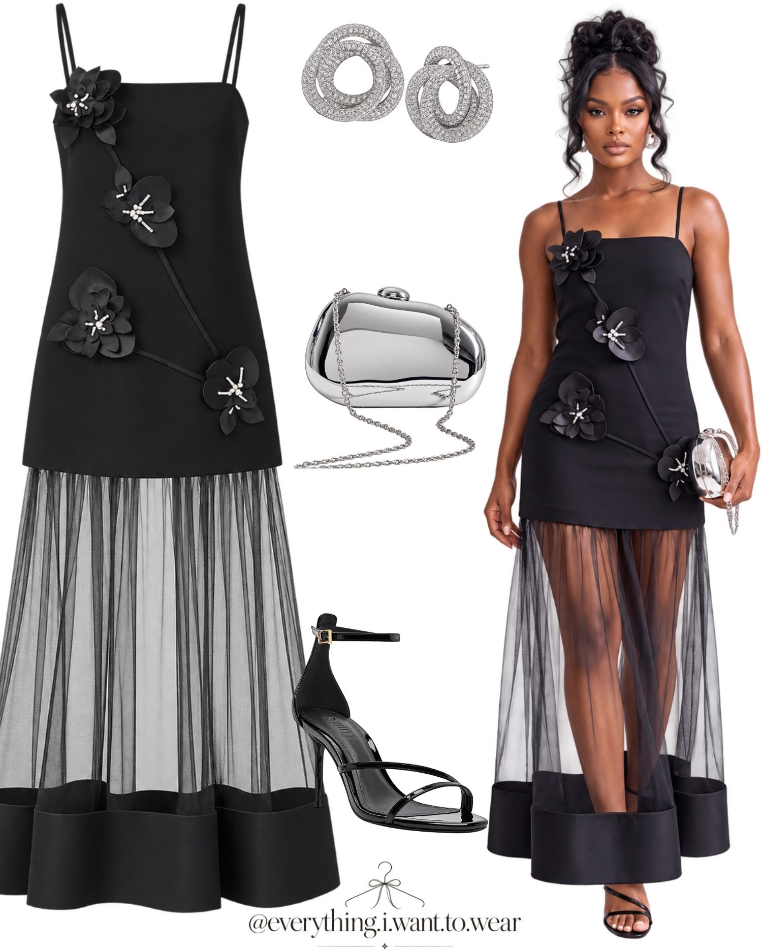 3 statement looks, 0 regrets. Pick your color. A black floral-applique mini with a sheer tulle hem for a fancy event, a chartreuse ruffle dress with croc accents for a birthday celebration, and a yellow-orange floral maxi for your next fall wedding guest moment.

Swipe to see all 3 →

fancy event outfit, birthday party dress, wedding guest dress, floral maxi dress, black mini dress, glam night outfit ideas
#GlamOutfit #NightOutLook #OOTD #EventOutfit #StyleInspo
