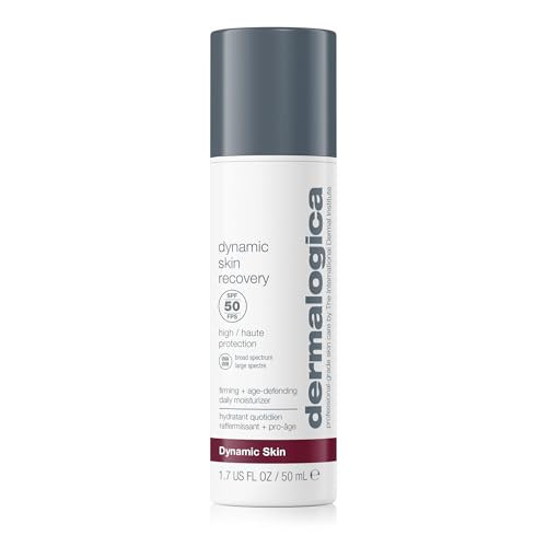 Dermalogica Dynamic Skin Recovery SPF 50 Face Moisturizer, Sunscreen Lotion - Use daily to Firm, Hydrate Skin and Protect with Broad Spectrum, Medium-Weight, Non-Greasy, 1.7 Fl Oz | Amazon (US)