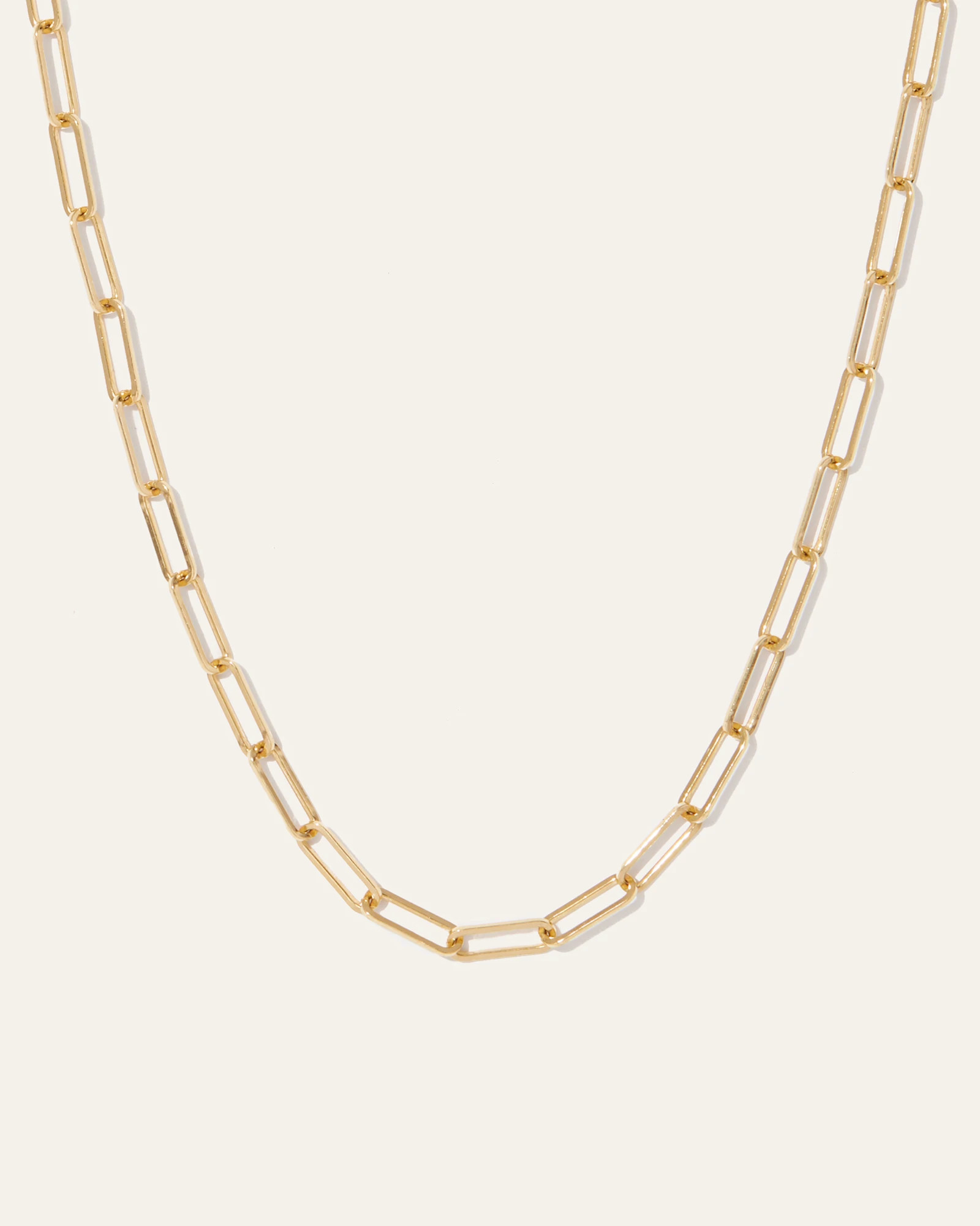 Quince | Women's 14K Gold Medium Paperclip Chain Necklace in Yellow Gold, Size 18 | Quince