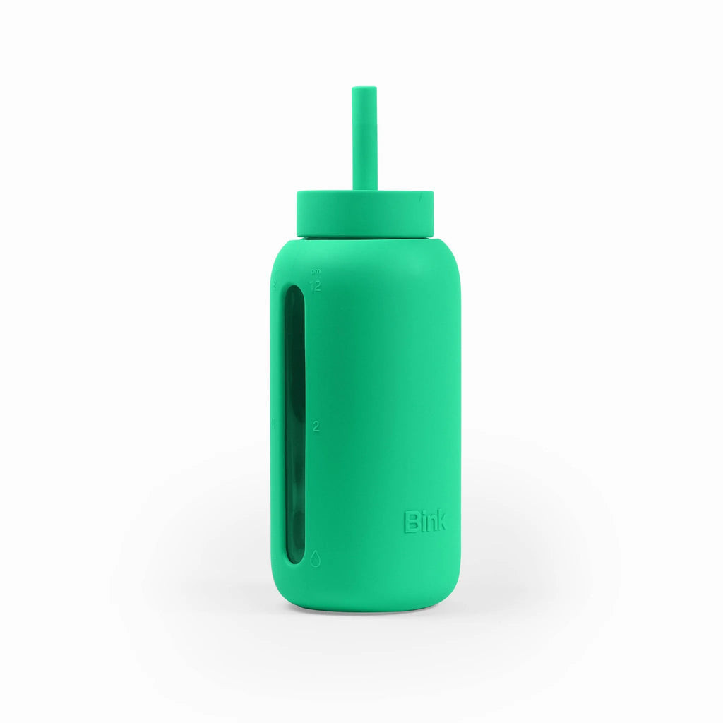 Bink 27oz Day Water Bottle Straw Cap Emerald | REBEL (formerly Rebelstork)