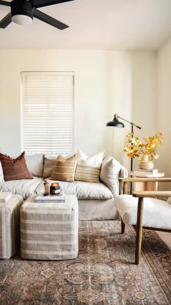 Fall Living room inspo with Lulu & Georgia! Adding lots of faux foliage and fall pillows, pair perfectly with our slip cover linen sofa & boucle accent chairs! 
Save 25% off sitewide (exclusions apply) during their 10th Anniversary Sale! Offer ends October 10th! Don’t miss out! 

#LTKSeasonal #LTKsalealert #LTKhome