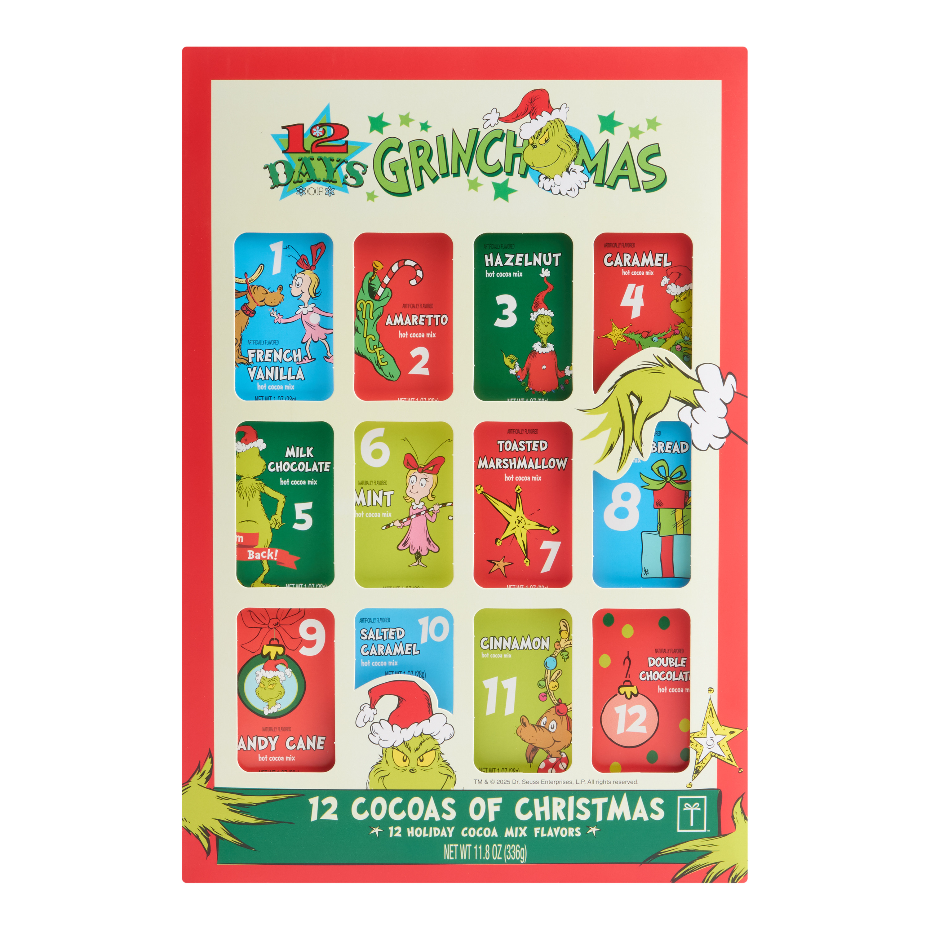 12 Days of Grinchmas Hot Cocoa Mix Gift Box | World Market