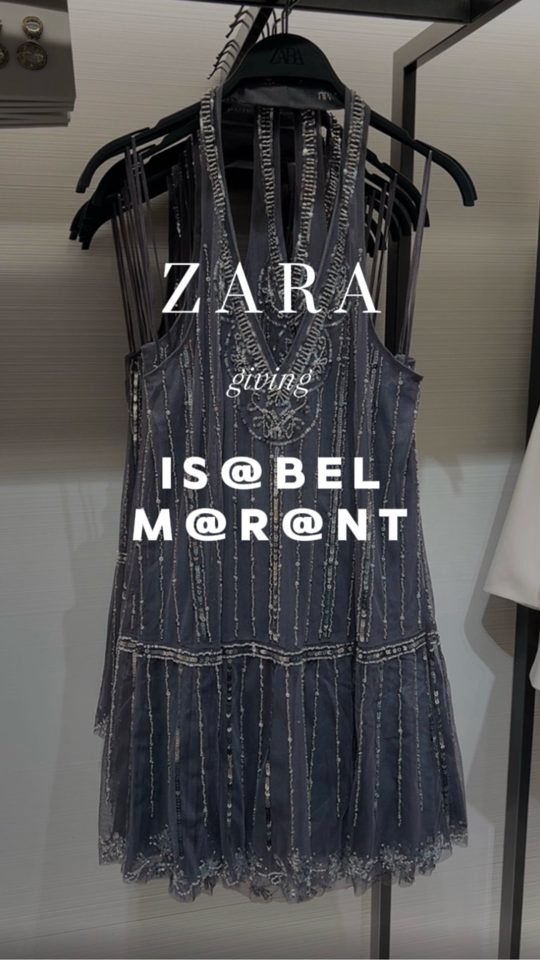 Zara is giving major designer energy with this one, and I’m not over it 🤍

The beading, the movement, the effortless cool girl vibe - it looks so much more expensive than it is.

Perfect for a euro summer night, birthday dinner, or that effortless but elevated moment.

zara beaded mini dress, zara embellished dress, zara evening dress, zara party dress, zara isabel marant vibes, designer inspired dress, beaded slip dress, embellished mini dress, sheer overlay dress, grey beaded dress, boho chic dress, european summer outfit, vacation night outfit, date night dress, girls night outfit, birthday dress outfit, wedding guest mini dress, festival outfit dress, going out dress, statement mini dress, luxury look for less, zara new collection, zara trending, chic night out look

#LTKdayinmylife #LTKootd #LTKgrwm