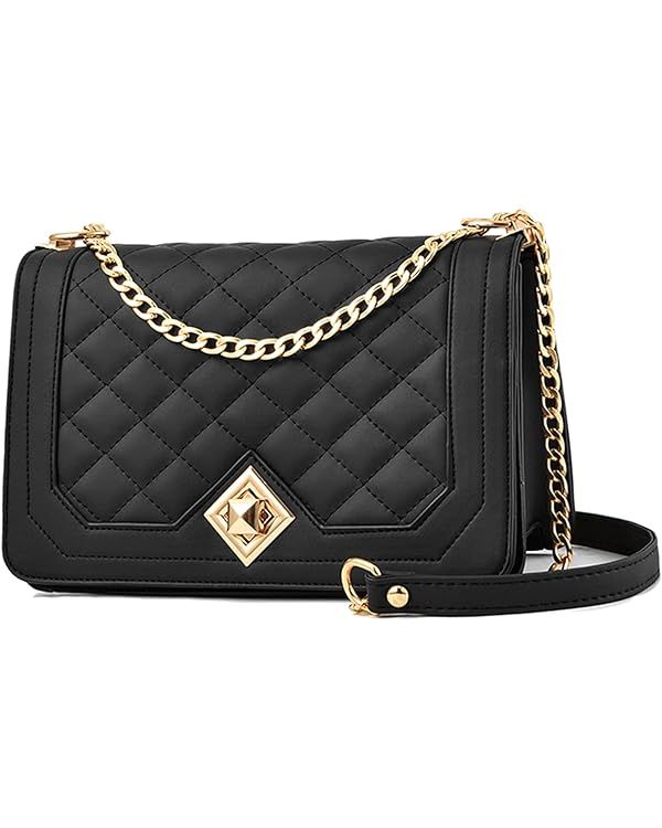 Travistar Crossbody Bags for Women Small Handbags PU Leather Shoulder Bag Purse Evening Bag Quilt... | Amazon (US)