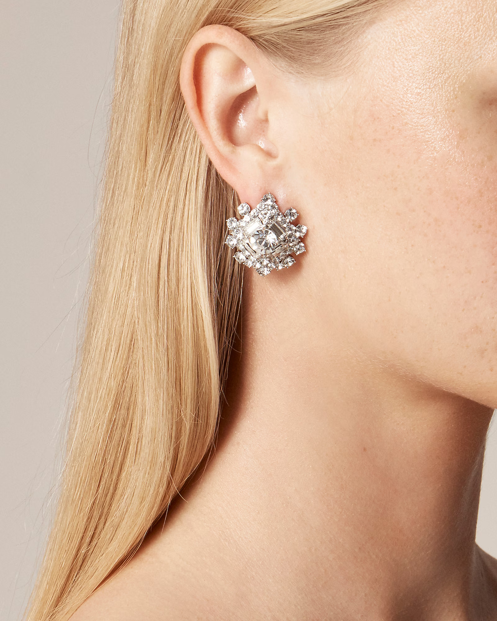 Crystal stud earrings | J. Crew US