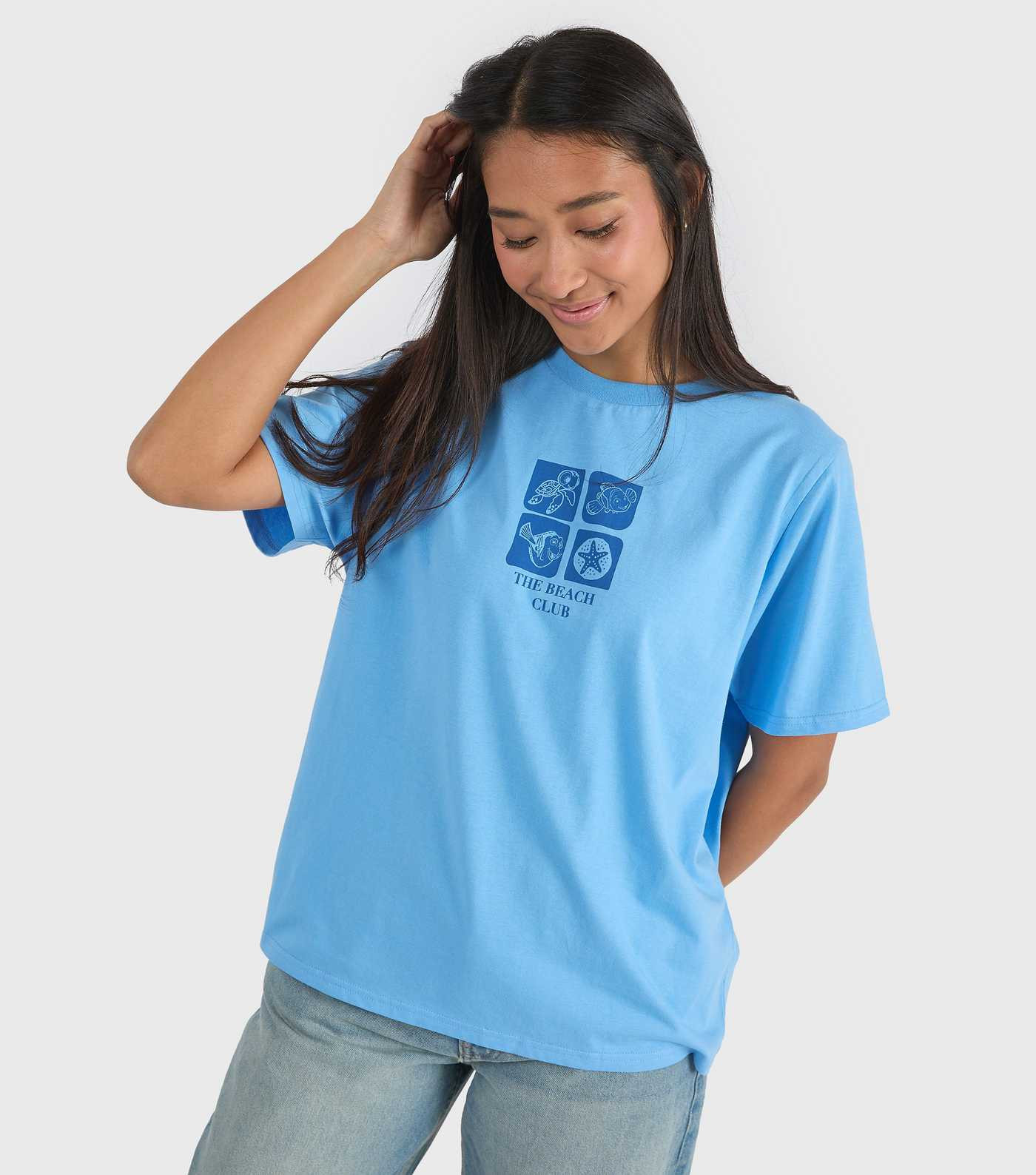 Custard Blue Disney Finding Nemo Printed T-Shirt | New Look | New Look (UK)