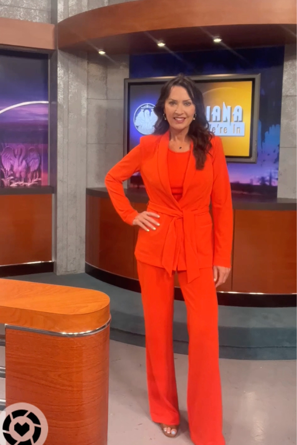 #CameraReady in my White House Black Market Slip On Blazer in color Blaze in size 0 and Slip on Wide Leg pant in size 2 regular with FORME ribbed tank size small. 

#LTKSale #LTKFind #LTKworkwear