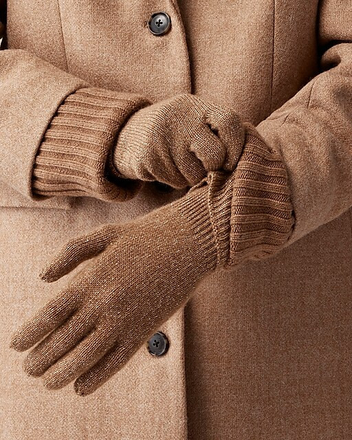 Cashmere gloves with Lurex® metallic threads | J. Crew US