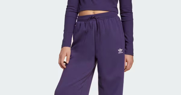 adidas Wide Leg Pants - Purple | Free Shipping with adiClub | adidas US | adidas (US)