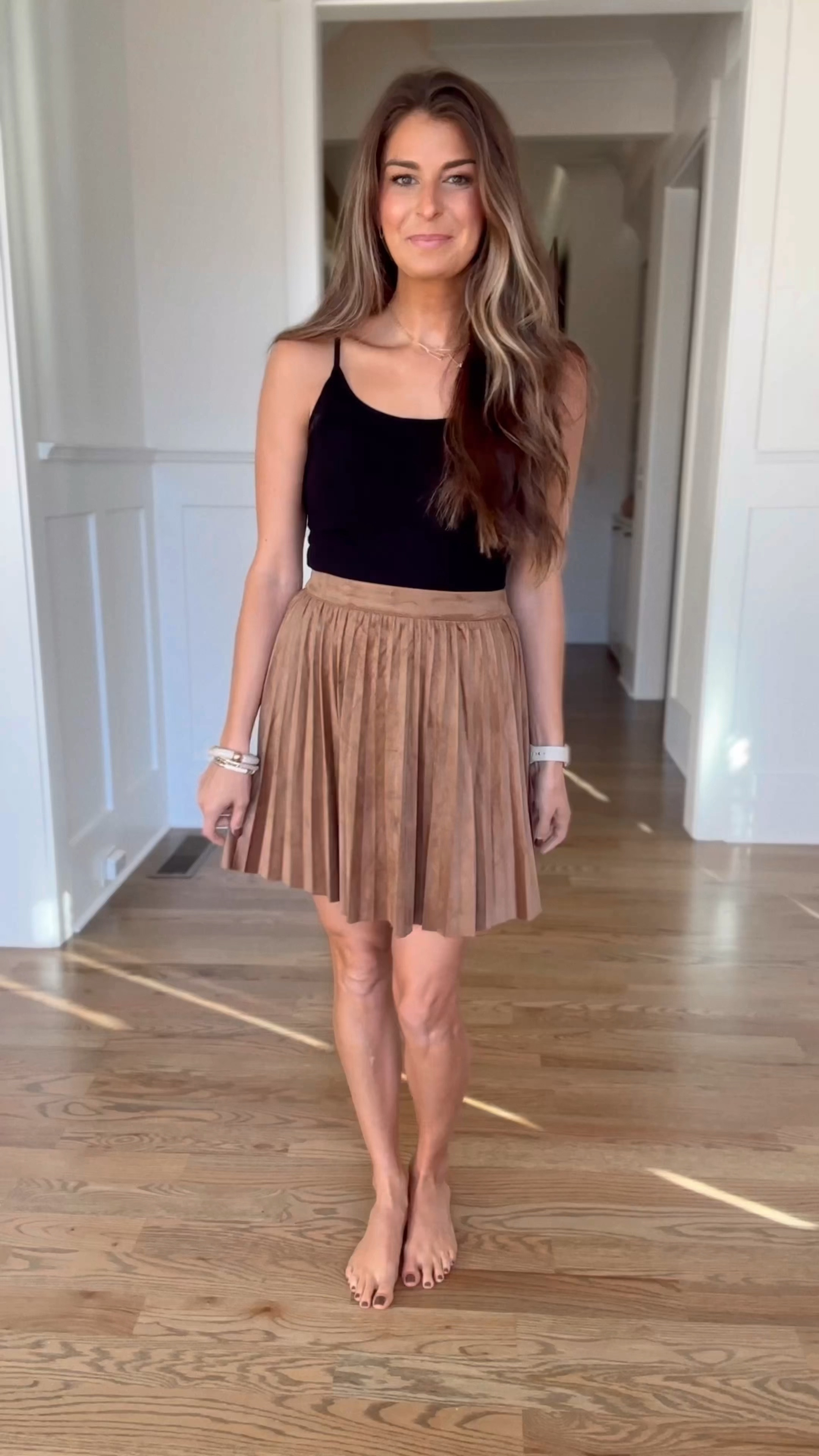 Rack to Reality // obsessed with this combo and lady jacket’s this season 

Lady jacket - xs 
Bodysuit- small 
Skirt - small 
Boots - tts 

#LTKVideo #LTKHolidaySale #LTKGiftGuide