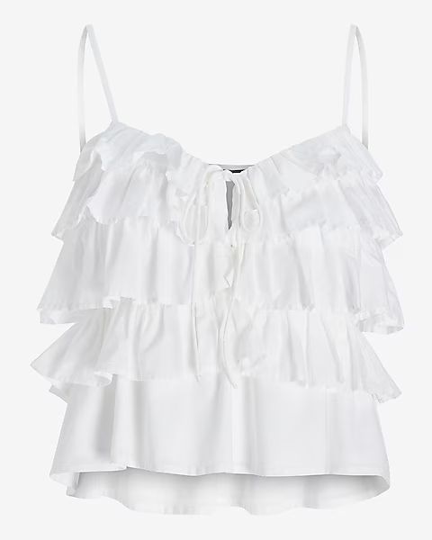 Tiered Ruffle Cami | Express