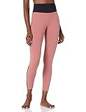 Amazon Brand - Core 10 Women's Standard Icon Series 'Fierce Pleats' Yoga 7/8 Crop Legging-24, Rose/B | Amazon (US)