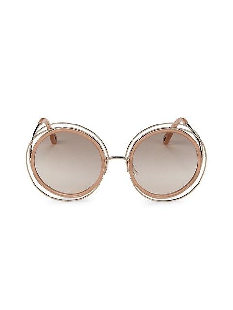 Chloé 58MM Round Sunglasses on SALE | Saks OFF 5TH | Saks Fifth Avenue OFF 5TH