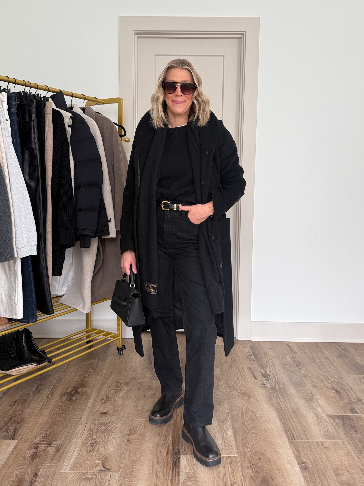 Wearing 26/reg jeans, small sweater, small belt, small coat, boots tts 

#LTKootd #LTKgrwm #LTKOver40