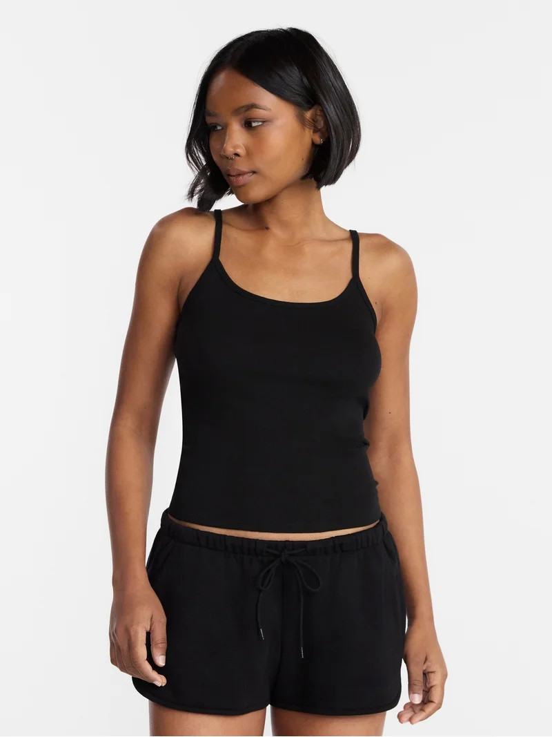 No Boundaries Scoop Cami Top, Women's Sizes XXS-XXL | Walmart (US)